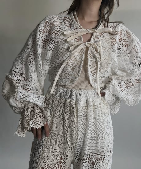 【RE;CIRCLE】 RE Crochet Bolero / 220623-018