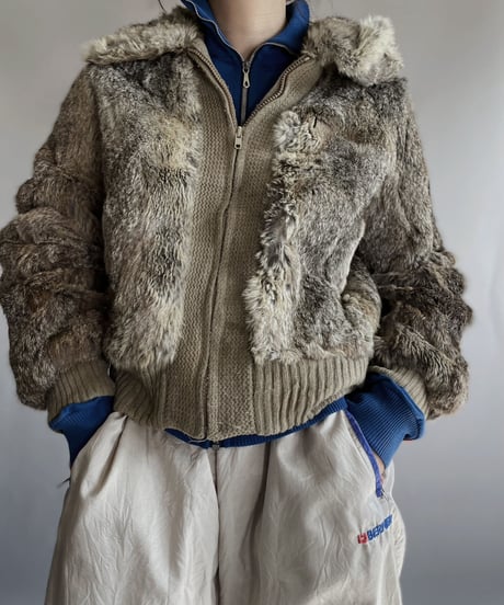 【USED】  Rabbit Fur Jacket / 221119-018