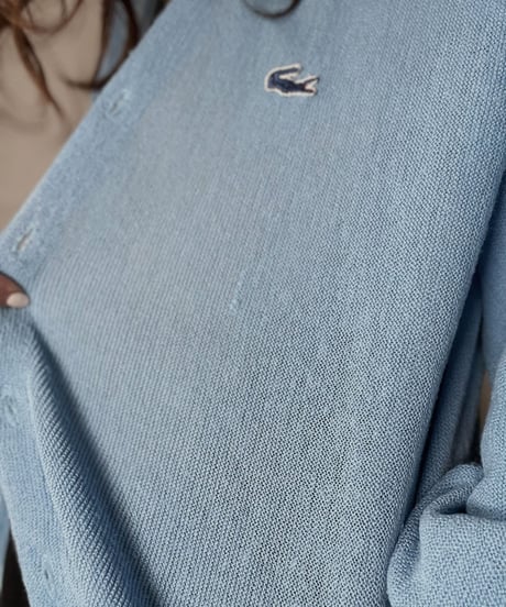 【USED】   LACOSTE Knit Cardigan⑩/211126-018