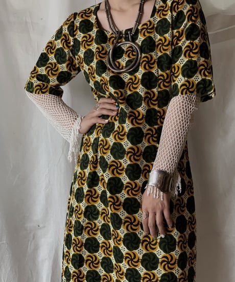 【USED】 African Batik One-piece②/210428-004