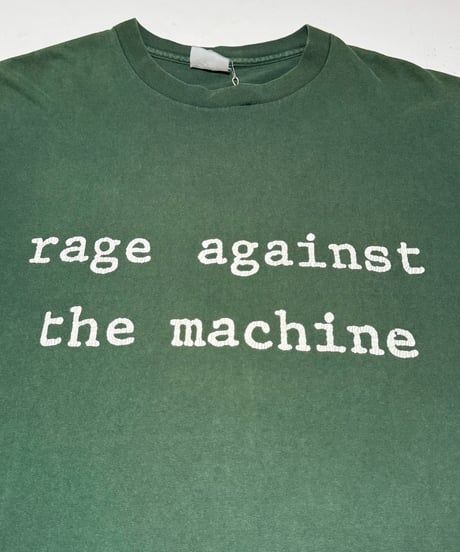 【USED】 90's  RAGE AGAINST THE MACHINE T-Shirt /250621-047
