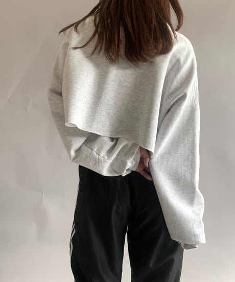 【USED】 90's Hanes South Hills Cut Off Sweat Top /241102-002