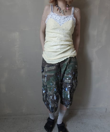 【RE;CIRCLE】 Re Embroidered Camisole Top  /  250724-003