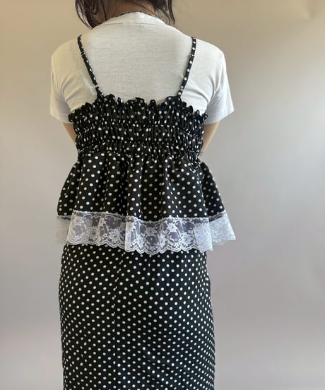 【Chinatsu Aoyama】 RE Ribbon Camisole Top / 260402-009