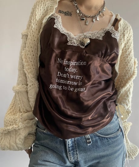 chinatsu aoyama リメイクニットRE Mellow Knit
