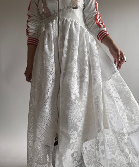 【RE;CIRCLE】 Re Parachute Lace Jump Skirt/ 250320-001
