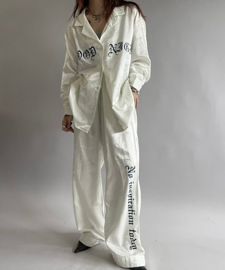 【RE;CIRCLE】 RE Pajama Set Up /  241021-003