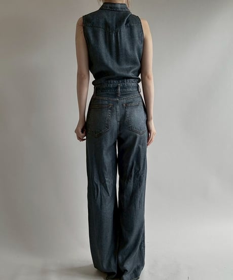【USED】 Dead Stock rag & bone Denim Print All in One  / 250628-024