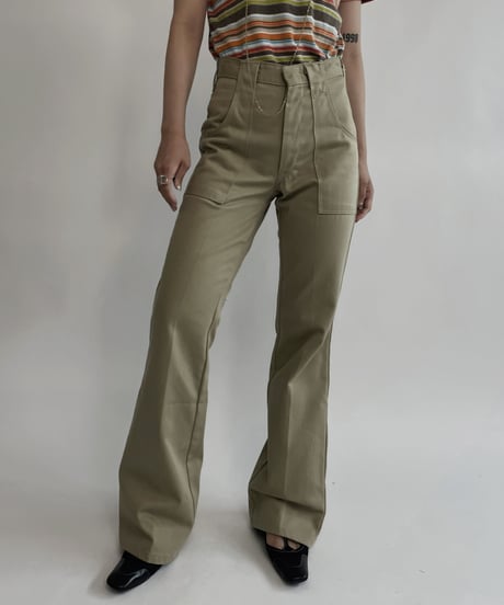 【USED】  Dickies Cotton Flare Pants / 220730-018