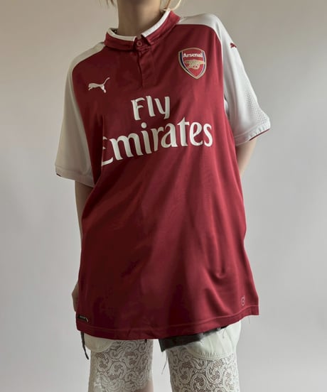 【USED】17~18's Puma Arsenal Soccer Shirt / 250712-020