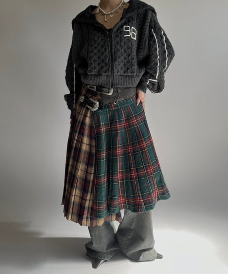 【RE;CIRCLE】 RE Kilt Skirt Middle / 250206-014
