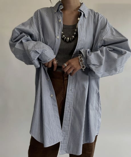 【USED】 Polo Ralph Lauren Striped Shirt / 220820-002