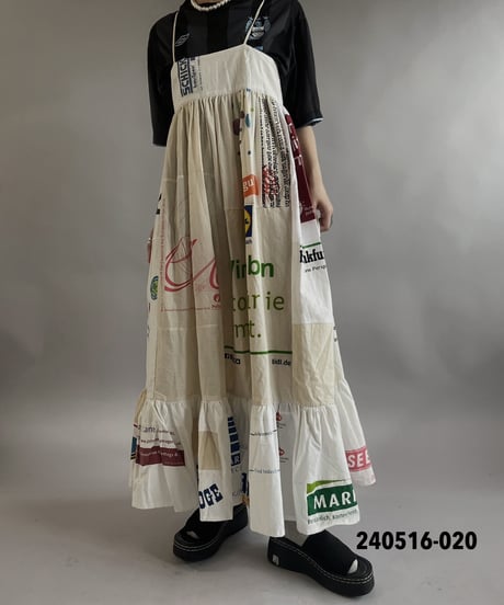 【RE;CIRCLE】RE Eco-Friendly Bag Camisole Long One-piece / 240516-018・019・020