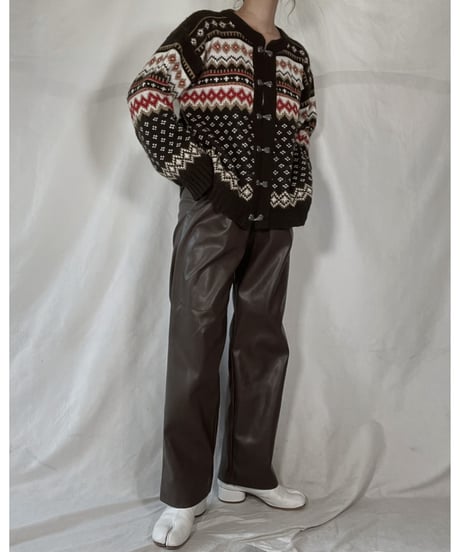 【USED】     Nordic sweater/211216-035