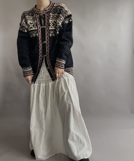 【USED】 Tyrolean Knit Cardigan / 230121-025