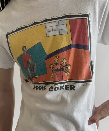 【USED】 Made in USA 94's Hanes EDDIE COKER T-Shirt /250621-033
