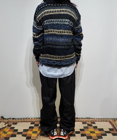 【USED】  Patterned Knit Top /240205-007