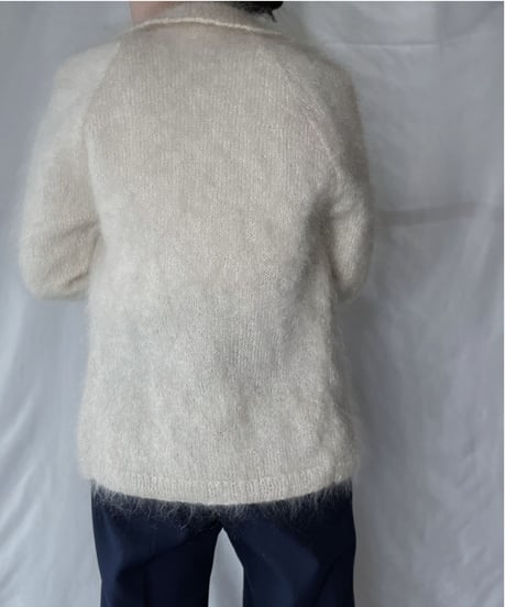 【USED】 Acrylic Knit Cardigan/ 220120-051