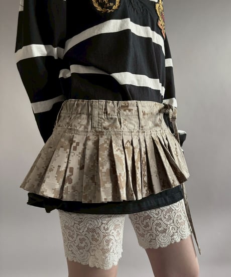 【RE;CIRCLE】 RE  Military Camouflage Wrap Skirt / 260226-009