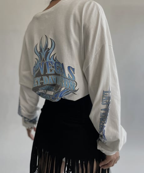 【USED】 Las Vegas Harley-Davidson Long Sleeved T Shirt / 220806-019