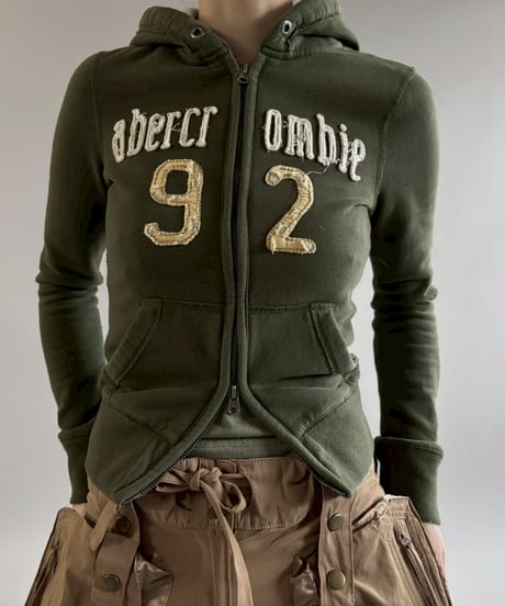 【USED】 Abercrombie Zip Parka / 260221-006