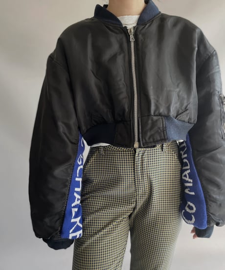 【RE;CIRCLE】 RE MA1×Soccer Muffler Short Jacket / 231109-005