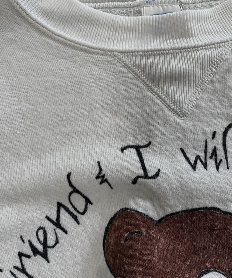 【USED】 Made in USA 90s Russell Athletic Hand Paint Sweat /250118-030