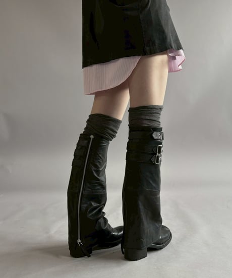 【RE;CIRCLE】 RE Leather Leg Cover / 260507-001
