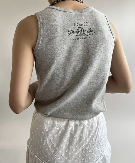 【USED】 Made in USA Harley Davidson Tank Top /250419-002