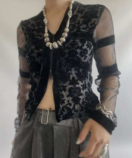 【USED】L/S See-through Top / 230909-026