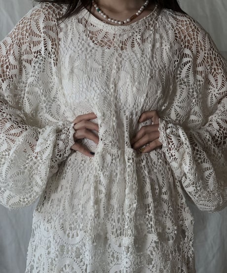 【RE;CIRCLE】RE Crocket L/S Dress①/210526-047