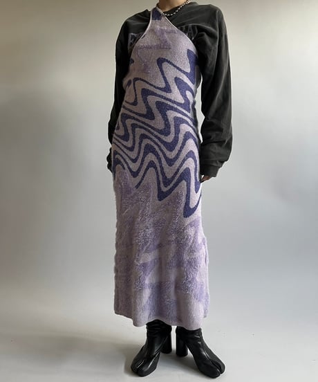 【USED】  House of Sunny Patterned Camisole Long One-Piece /250104-023