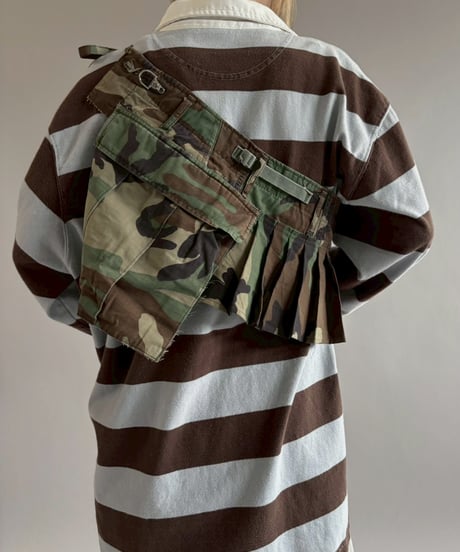 【3月中旬頃発送 / RE;CIRCLE】 RE Military Camouflage Wrap Skirt / 260226-001