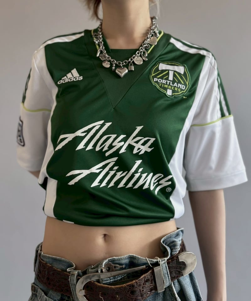 希少 adidas PORTLAND TIMBERS 13-14  USED】 13~14's adidas Portland Timbers Soccer S