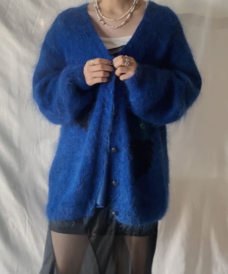 【USED】  Mohair Cardigan②/210303-030