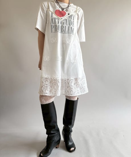 【RE;CIRCLE】 RE Lace Camisole One-Piece / 250612-011