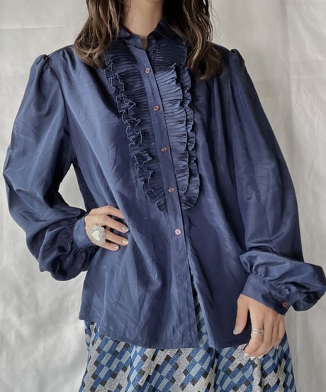 【USED】  Poly L/S Blouse/210921-025