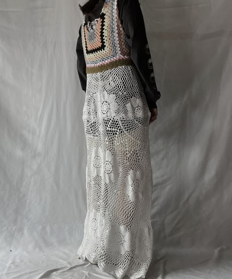 【RE;CIRCLE】 RE Granny × Crochet N/S Gown①/211014-011
