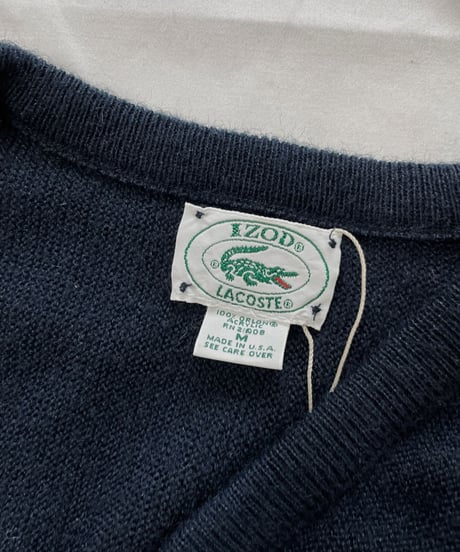 【USED】   LACOSTE Knit Top①/211126-006