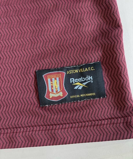 【USED】 97~98's Reebok Aston Villa Soccer Shirt / 260530-004