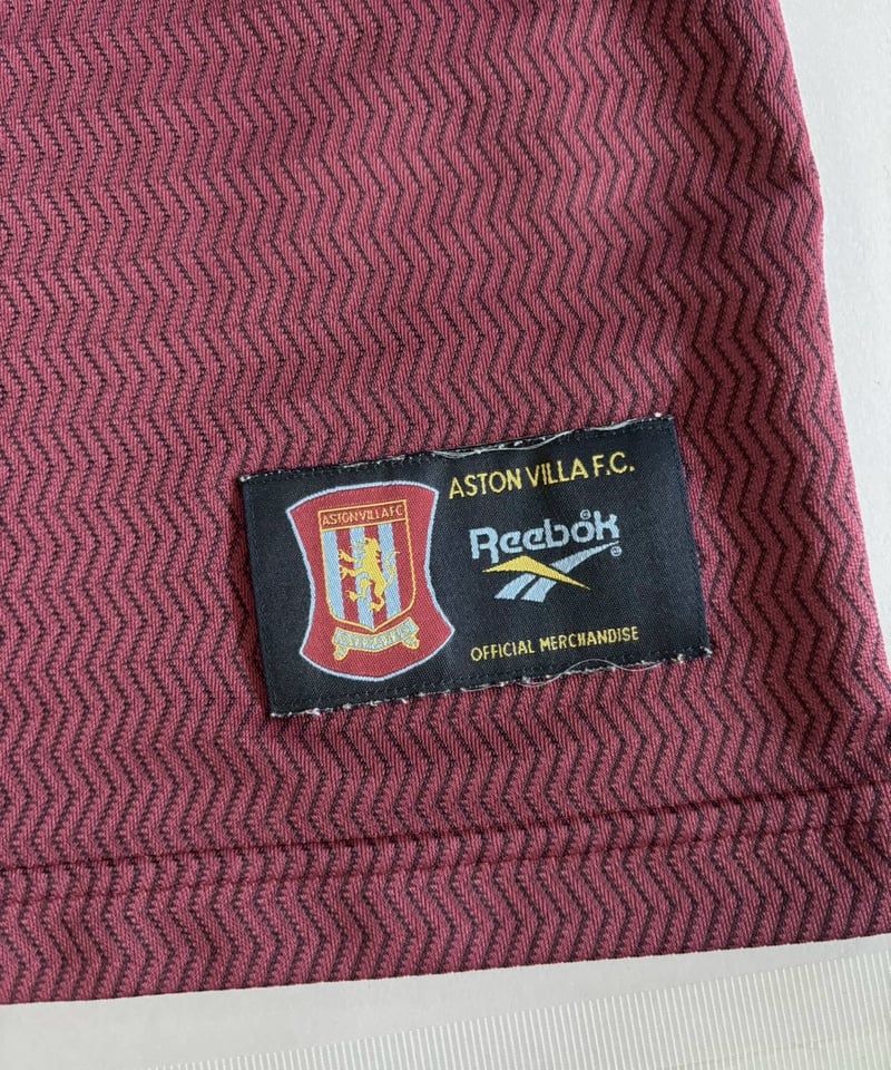 USED】 97~98's Reebok Aston Villa Soccer Shirt