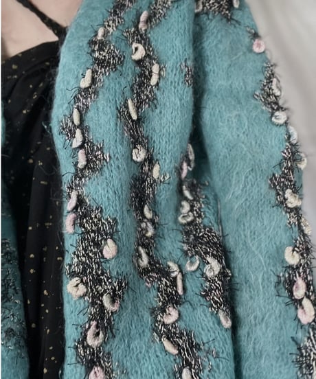 【USED】    Mohair Knit Cardigan/211216-015