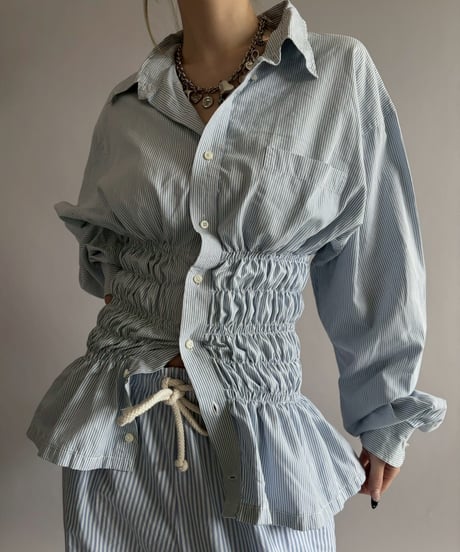 【RE;CIRCLE】 RE Shirring Shirt / 260409-012