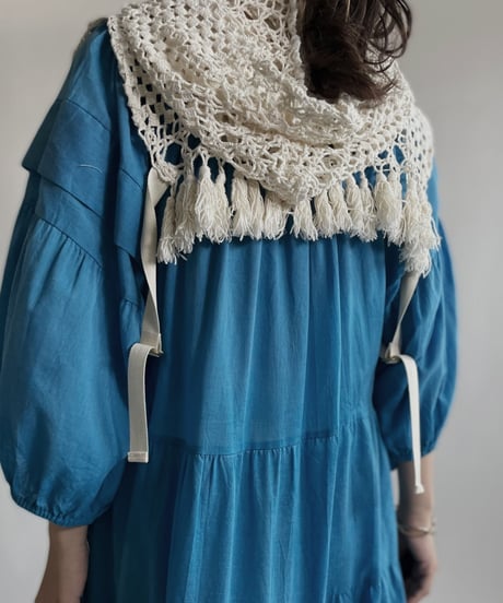 【RE;CIRCLE】 RE Crochet Lace Hood / 220427-002