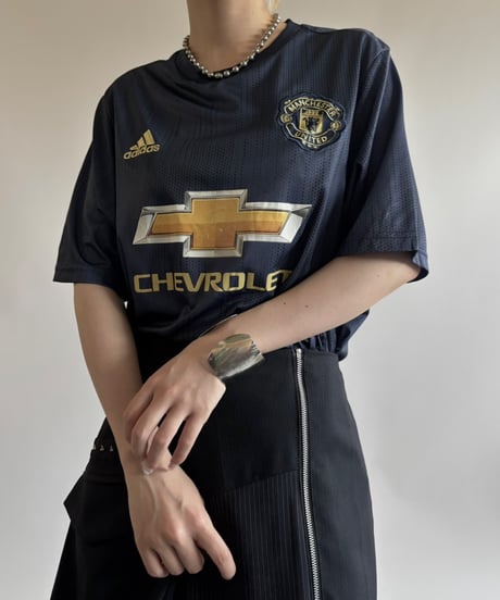 【USED】 18~19's adidas Manchester United Soccer Shirt / 250717-015