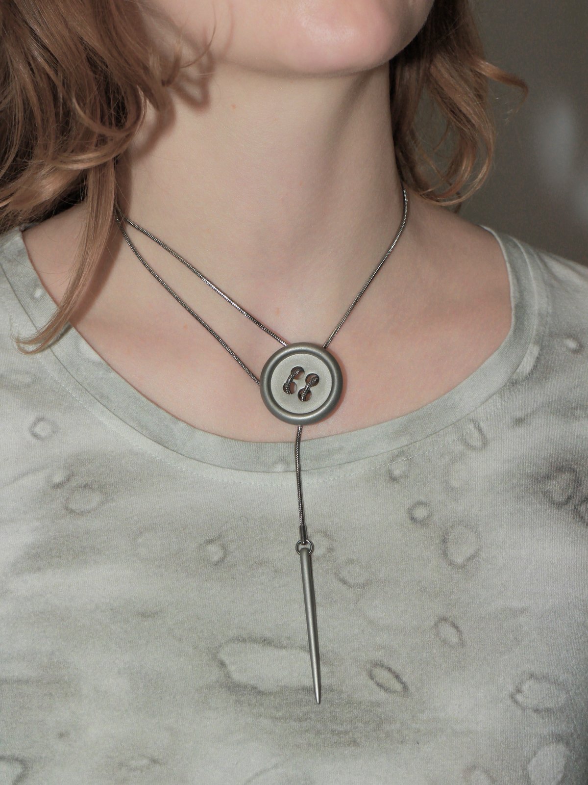 Marland Backus】 Cute as a Button Necklace /250
