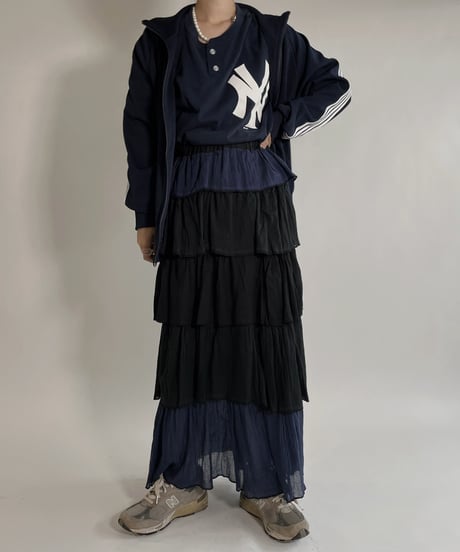 【RE;CIRCLE】 RE Indian Cotton Skirt / 220503-012