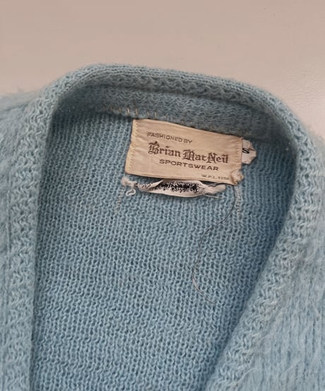 【USED】 Vintage Brian Dac Neil Mohair Cardigan / 240101-029