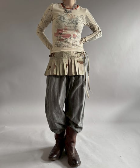【RE;CIRCLE】 RE Military Camouflage Wrap Skirt / 260226-004