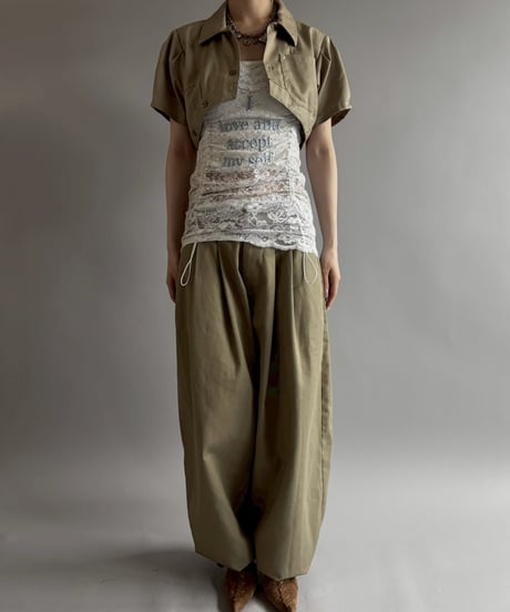 【Chinatsu Aoyama】 RE Makers Shirt Khaki / 260702-007